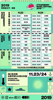 2019海南草莓音樂節全陣容公布，全票種25日12點全面開啟預售